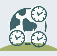  Time zone and working hours